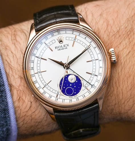 Rolex Watches Replica Cellini Perfect Moonphase 50535 39mm White Dial