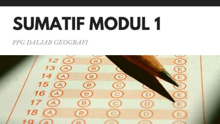 Contoh Soal Tes Sumatif Modul 1 Pembelajaran Abad 21 Materi Soal