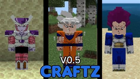 Essa É A Melhor Addons Mod De Dragon Ball Craftz V0 5 Pára