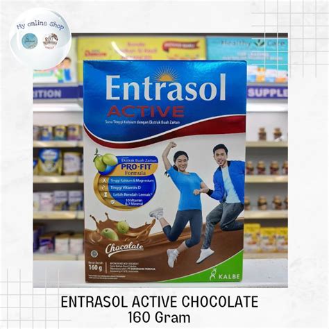 Jual Entrasol Active Chocolate Vanila Late Shopee Indonesia