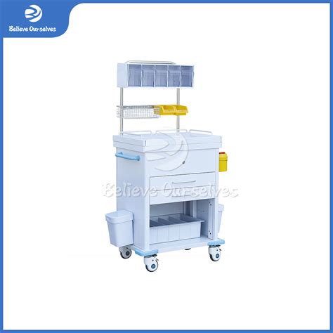 Huaren Hospital Bed Equipment Suppliers Hospital Crash Cart Medical