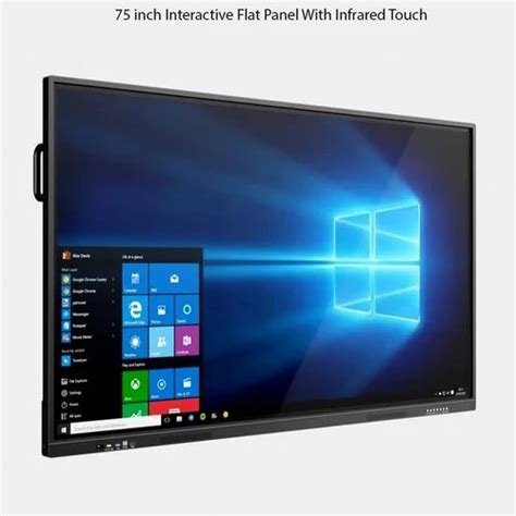 75 Inch Interactive Flat Panel With Infrared Touch At 150000