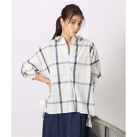 キューティーブロンド Cutie Blonde ポンチョ風デザインシャツ ホワイト 202 ファッション通販 MAGASEEK マガシーク