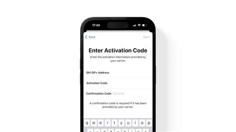 How To Activate An Esim With Activation Code And Sm Dp Address On Iphone