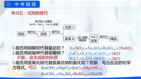 专题08 粗盐中可溶性杂质的去除课件25页 2023年中考化学二轮复习专项备考宝典全国通用 21世纪教育网