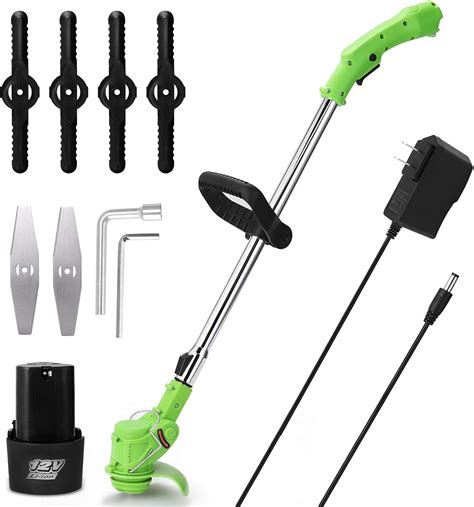 String Trimmer Geevorks Cordless Grass Trimmer Edger 12V 3600mAh