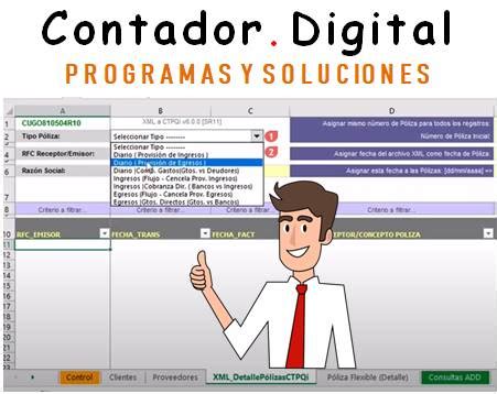 P Lizas Masivas A Contpaqi Desde Xml Contador Digital