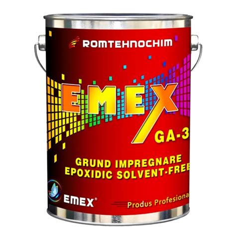 Епоксиден грунд за импрегниране без разтворители "Emex" прозрачна кутия ...