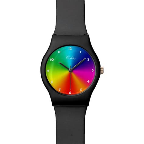 Rainbow Colors Wrist Watch