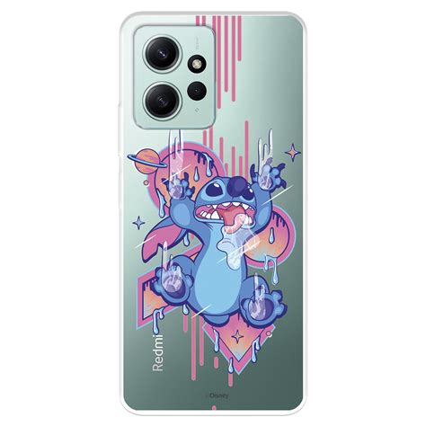 Case Voor Xiaomi Redmi Note 12 4g Officiële Disney Stitch Graffiti Lilo And Stitch