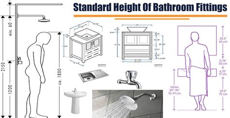 Standard Height Of Bathroom Fittings