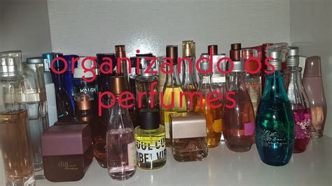 Começando a organizar os meus perfumes YouTube