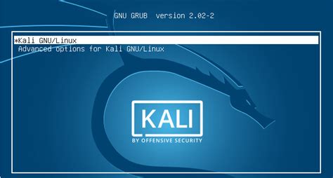 Grub Kali Linux