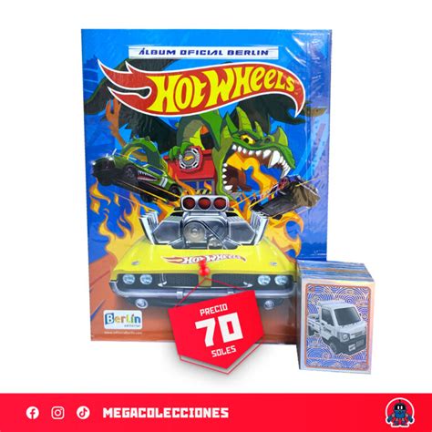 Lbum Hot Wheels E Berl N Set Completo De Figuras Para Pegar Megacolecciones
