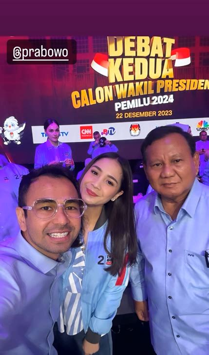 Raffi Ahmad Dan Nagita Pada Debat Cawapres