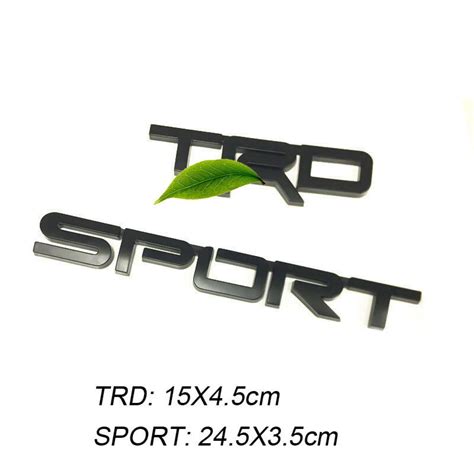 Trd Decal Emblems Badges Stickers For Car TRD Sport Auto Side Fender