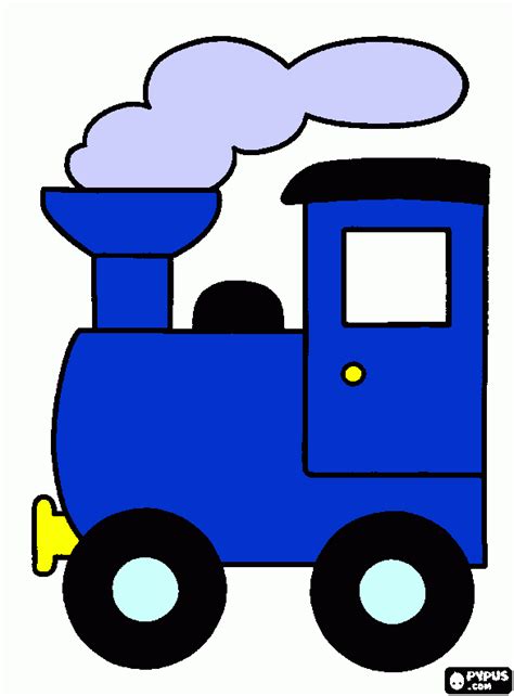 Train Engine Coloring Page Printable Train Engine