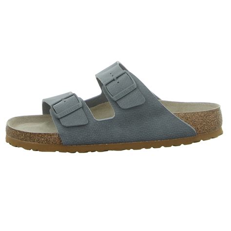 Birkenstock Herren Pantolette Arizona Bs In Grau Schuhfachmann