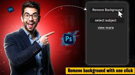 How To Remove Background In Photoshop Remove Image Background With One Click Youtube