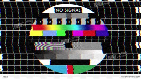 Bad TV - I - Static Noise & Sound Stock Animation | 1935781