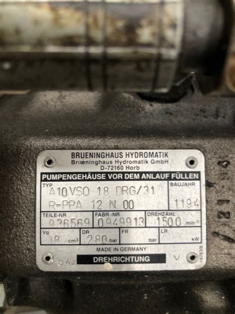 Brueninghaus Hydromatik A Vso Drg R Ppa N