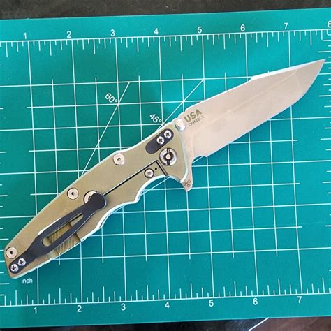 Hinderer Eklipse3 5 Harpoon Spanto Tri Way Stonewash Bronze Blue G10