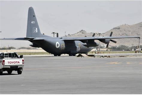 PAF C-130 carrying relief goods including food and medicines landed ...