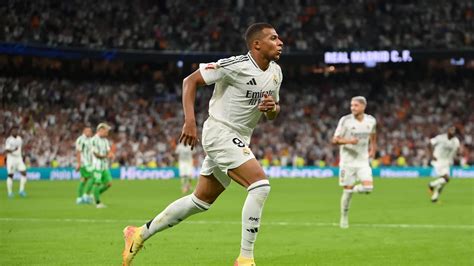 Column Kylian Mbappes First Goal At The Santiago Bernabeu And The