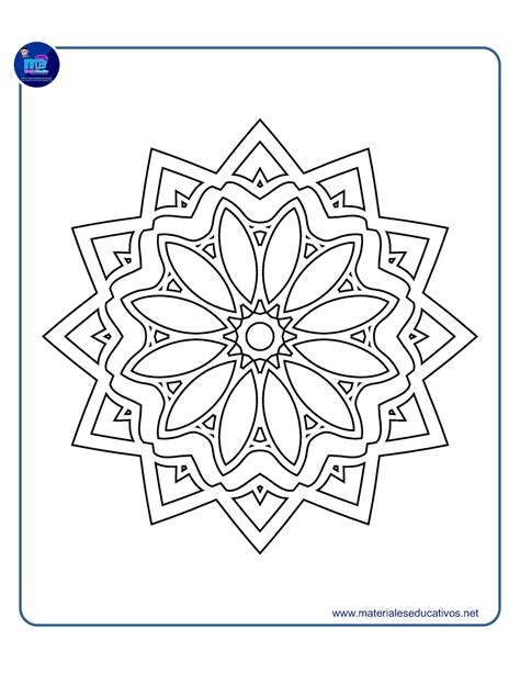 Mandalas Para Colorear Parte Materiales Educativos