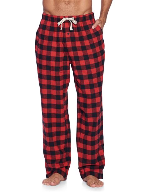 Ashford And Brooks Mens Luxurious Flannel Plaid 2 Pack Pajama Sleep Pants