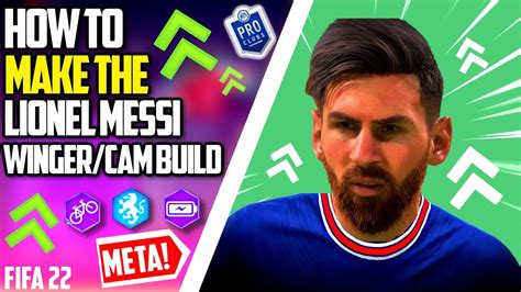 FIFA 22 PRO CLUBS THE MOST COMPLETE WINGER CAM BUILD LIONEL MESSI