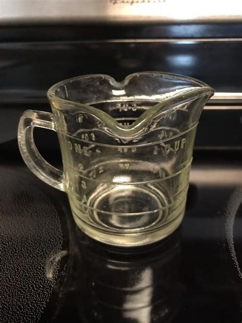 Vintage Clear Glass Three Spout Measuring Cup Vintage Etsy Clear Glass Glass Pyrex Vintage