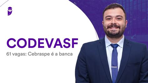 Concurso CODEVASF 61 vagas Cebraspe é a banca YouTube