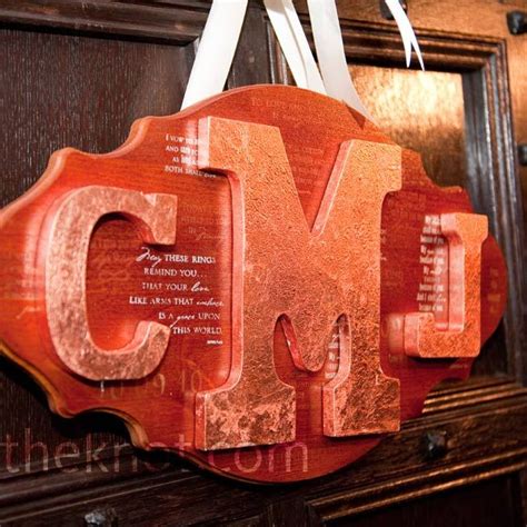 Monogrammed Wedding Decor