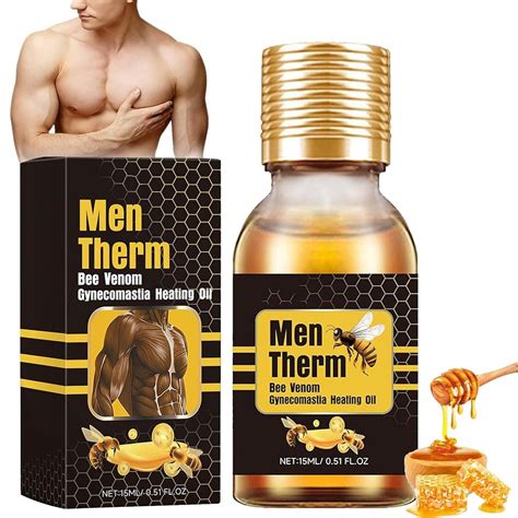 Vlemua 15 ML Skin Care Bee And Venomcare Gynecomastia Heating Oil