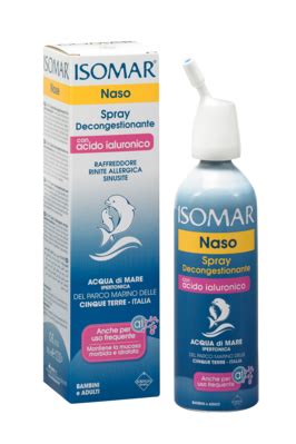 Isomar Naso Spray Decongestionante Acido Ialuronico 100 Ml