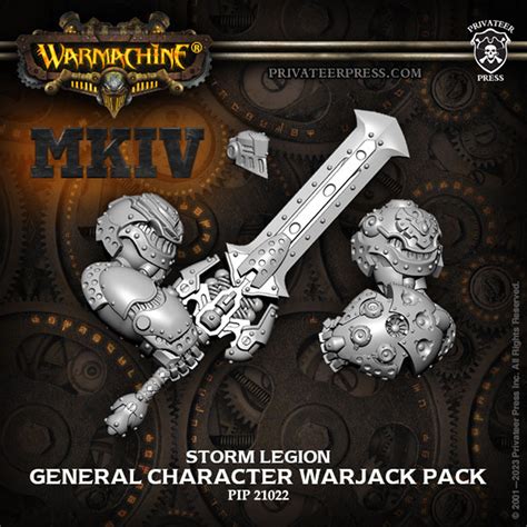 Warmachine Mkiv Cygnar The General Character Warjack Pack