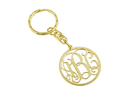 Monogram Key Chain. 0.8 Monogram Key Chain. Personalized - Etsy