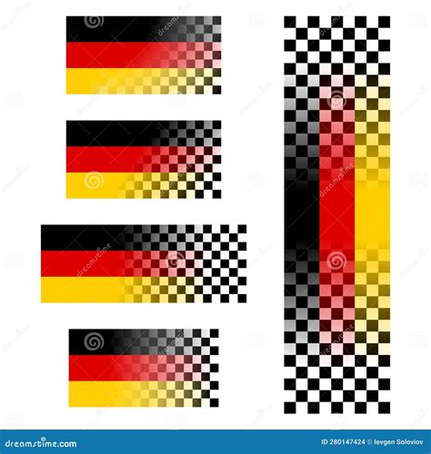 Checkered Racing Flags Stock Vector Illustration Of Political 280147424