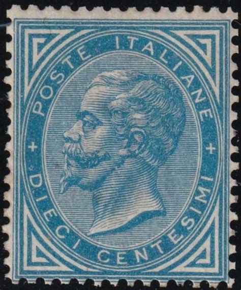 Royaume DItalie 1867 10 C Light Blue Fair Centring Catawiki