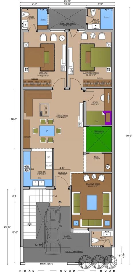 Pin by puneet badwal on Plan | Small house plans, House plans, Floor plans