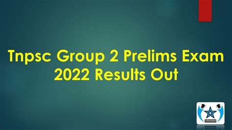 Tnpsc Group 2 Prelims Exam 2022 Results Out Winmeen