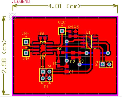 Diseño De La Placa De Circuito Impreso De La Primera Versión De Download Scientific Diagram