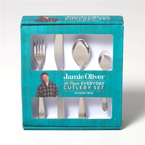 45 Off On Jamie Oliver 24 Piece Stainless Steel Everyday Cutlery Set