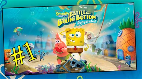 Inicio De Gameplay Bob Esponja Batalha Pela Fenda Do Bikini A