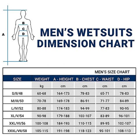 Cressi Sub Wetsuit Size Chart A Visual Reference Of Charts Chart Master