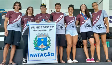 Natação de Araraquara conquista bronze em São Paulo Portal Morada