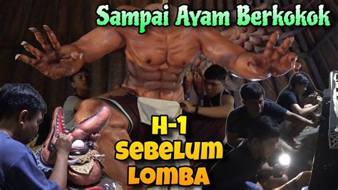 Krodit H Sebelum Penilaian Lomba Ogoh Ogoh Banjar Tegal Sari Panjer