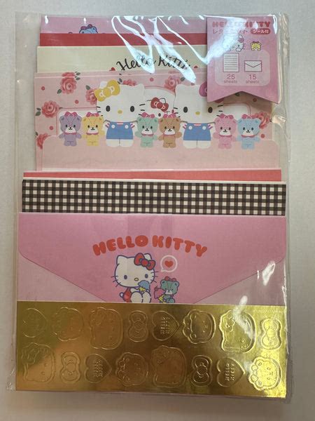 Sanrio 2022 Hello Kitty Deadstock Letter Set Kawaiipaperdream