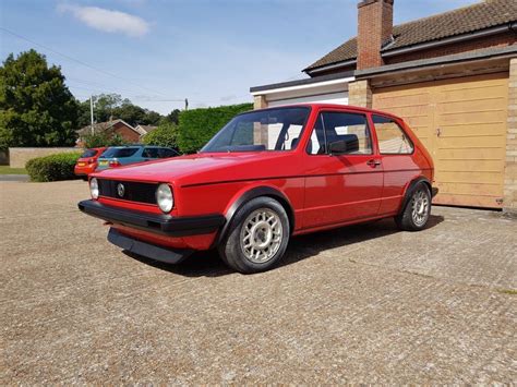 1982 Mk1 Volkswagen Golf Gti Tin Top Mars Red 16v Vw No Sunroof Ebay Volkswagen Volkswagen